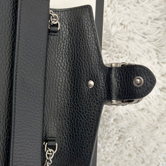 Gucci Dionysus Black Leather Super Mini Bag - Picture 8 of 16